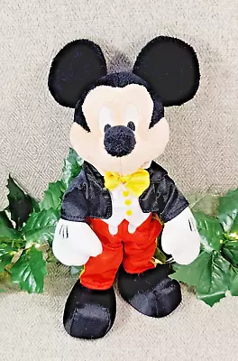 Disney Mickey Mouse Plush/Stuffed Animal Wearing Tuxedo & Yellow Bowtie.  10  • $17.99