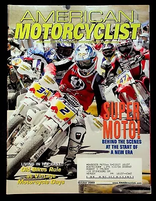 VINTAGE American Motorcyclist October 2003 Motocross Racing Old Bikes Motorcycle • $14.99