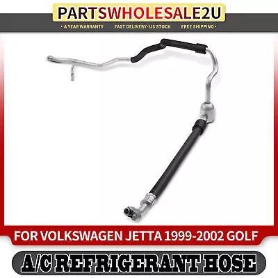 A/C Refrigerant Suction Hose For Volkswagen Jetta 1999-2002 Golf 2000-2005 2.8L • $41.49