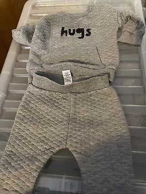 £3 • Buy Asda George Baby Boy Clothes 2 Piece Set Jumper And Bottoms  0 To 3