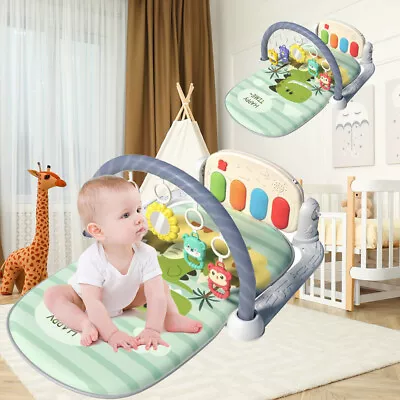 Kids Fitness Music Baby Play Mat Lay Gym Play Mat Fun Piano Boys&Girls UK • £17.59