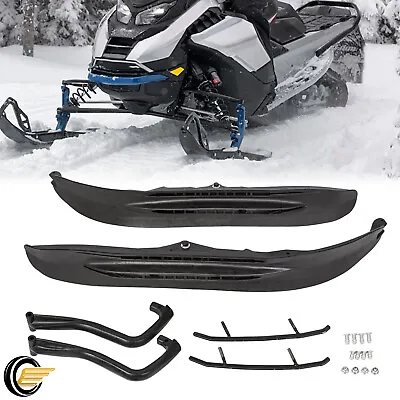 For REV RF ZX Ski-Doo Pilot 5.7 Ski Upgrade Kit Mount Carbides Handles Black • $149