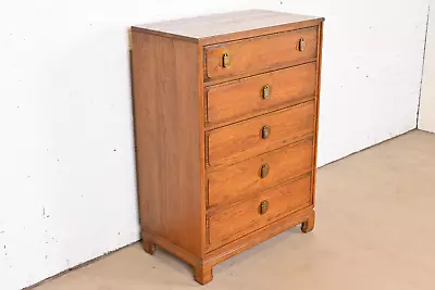 Davis Cabinet Company Mid-Century Modern Hollywood Regency Chinoiserie Dresser • $1695