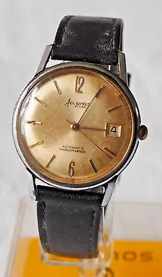 Vintage Mens Swiss Made Accurist 21 Jewelled Automatic Wrist Watch. • £8.99