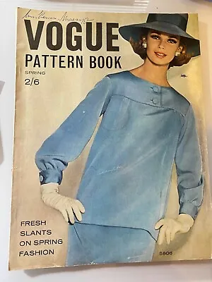 Vogue Magazine Pattern Book 1963 April May  FREE GIFT WRAP Fast Dispatch  • $28.61