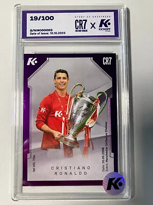 Kickoff By Zuju Story Of Greatness 2023 Cristiano Ronaldo Man Utd Epic 19/100 • £9.50