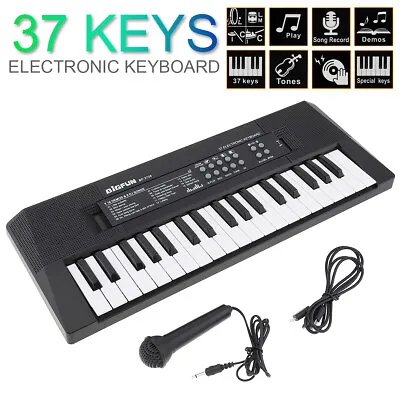 37 Keys Electronic Keyboard Piano Digital Music Key Board With Mini Microphone • $21.72