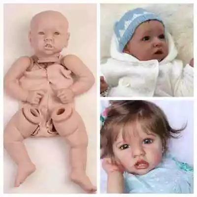 DIY Unpainted Realistic Reborn Baby Doll Mold Kits Vinyl Silicone Newborn Parts • £19.26