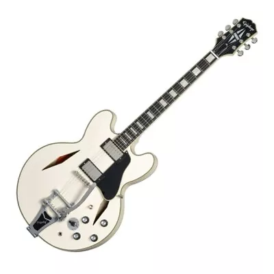 Epiphone Shinichi Ubukata ES-355 Custom Bigsby Ver.02 Classic White W/Hard Case • $1039.99