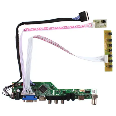 TV HDMI VGA AV USB RF Driver Board For 15.6inch G156HCE-L01 1920x1080 LCD Screen • £35.76