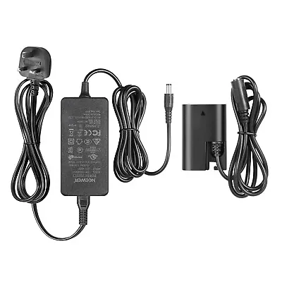 Neewer ACK-E6 AC Power Supply Adapter And DC Coupler Dummy Battery Charger Kit • £32.99
