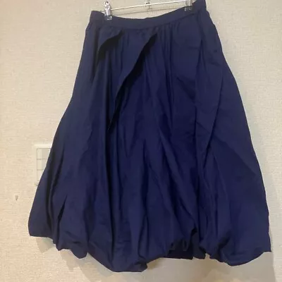 Uniqlo Marni Navy Knee Length Balloon Shape Skirt Japan Size M (US S) • $52.99