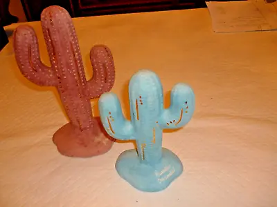 Two Vera Russell Pottery Russells Original Cactus Cacti • $15