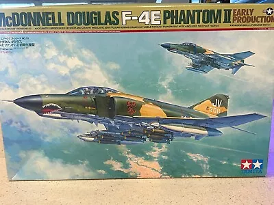 1/32 Scale Tamiya F-4E Phantom II Early Production Plastic Model Kit #60317 • $169.50