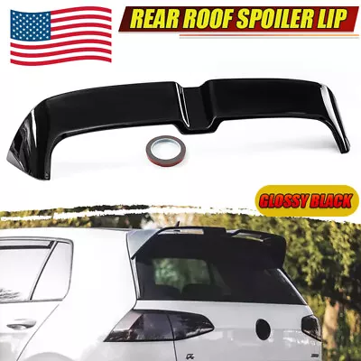 Black For 2012-22 Vw Golf R Gtd Gti Oettinger Style Roof Boot Spoiler Mk7 Mk7.5 • $82.99