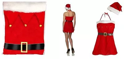 £6.29 • Buy Miss Santa Claus Dress Fancy Christmas Costume Womens Xmas Party Sexy Outfit