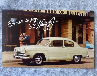 Kaiser Frazer Henry J Large Postcard 1953 Original • $6.25