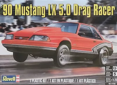 1990 Ford Mustang Lx 5.9 Drag Car Revell 1:25 Scale Plastic Model Car Kit • $24.99