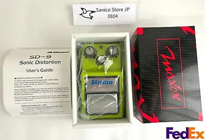 Maxon SD9 Sonic Distortion Guitar Effect Pedal W/box And Manual From Japan • $145.59