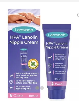 2 Boxes Of HPA Lanolin  Nipples Cream ( 2x 40ml) 100% Natural & Hypoallergenic • £18.99