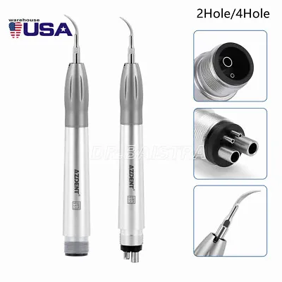 Dental Ultrasonic Air Perio Scaler Handpiece 2 & 4-Holes 3 Tips • $30.82