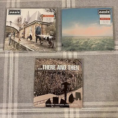 Oasis X 3 Singles - Some Might Say 95 - Whatever 94 - There And Then 96 • £7