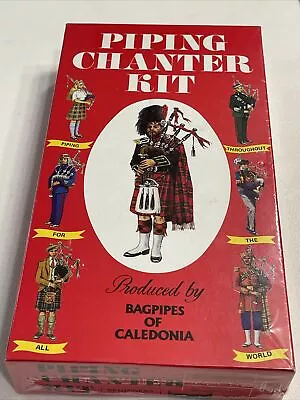 PIPING CHANTER KIT By BAGPIPES OF CALEDONIA MADE IN SCOTLAND - VINTAGE Sealed • $49.99