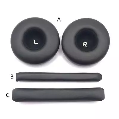 Soft Replacement Cushions For Y50 Y55 Y50BT Headphone Earpads Black • £4.94