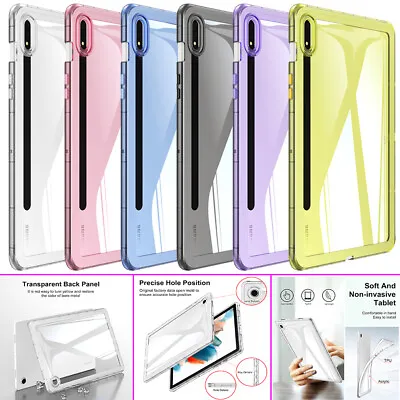 For Samsung Galaxy Tab A7 A8 S6 S7 S8 S9 Tablet Shockproof TPU Clear Case Cover • $10.80