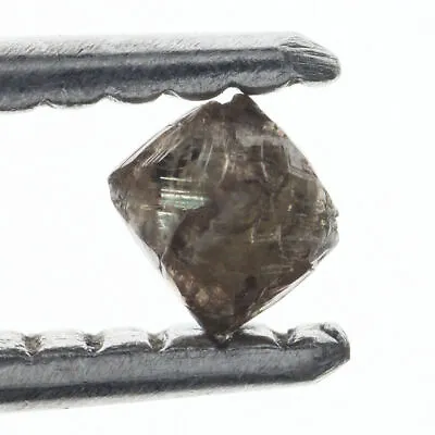 Octahedron Rough Natural Loose 0.28 Carat Light Brown 3.09X2.82X2.82MM Diamond • $29