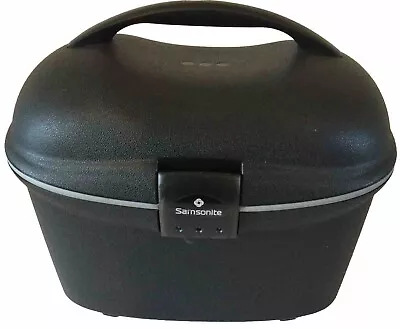 Vintage SAMSONITE Concord Survivor Vanity Case Hard Shell Black Combination Lock • £27.99