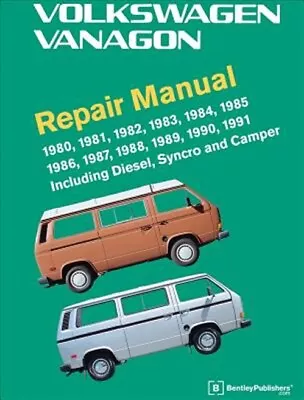 Volkswagen Vanagon Repair Manual 1980-1991 By Volkswagen Of America Volkswag... • $109.12