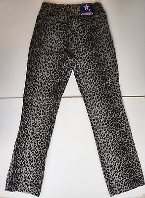 Leopard Print Jeans Womens Size 4/5 Bubblegum American Flavour USA Vintage • $44.90