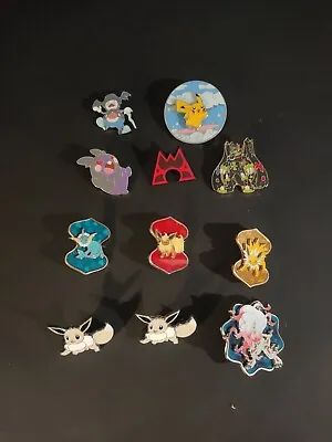£7.45 • Buy Pokémon Pin Badges Official Metal X11 Eevee Pikachu Flareon Jolteon Vaporeon  +