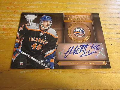 Matt Donovan Signed 2013-14 Panini Titanium Metallic Marks #MM46 Card Islanders • $5.99