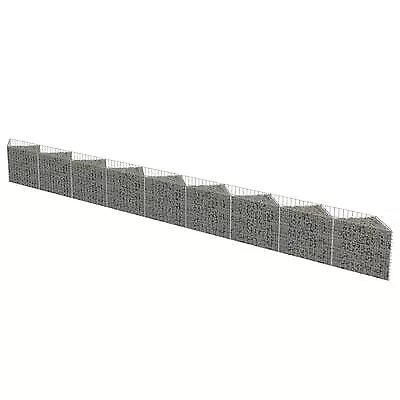 Gabion Planter Stone Wire Mesh Basket Garden Raised Bed Cage Outdoor Baskets New • £114.42