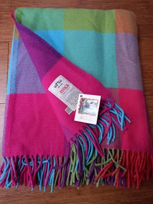 £110 • Buy Avoca Cashmere Silken Blend Throw, Large 142cm X 183cm, New With Tags 