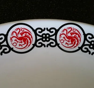 $59 • Buy Rare  Promotional Game Of Thrones Chop Plate Platter Hbo Three Headed Dragon