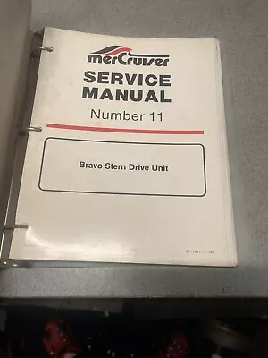 Used Oem Sterndrive Mercruiser Bravo Sterndrives Service Manual 11 Pn90-17431--4 • $15