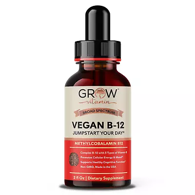 Vegan Vitamin B12 Sublingual Liquid Drops By LiveWell Methylcobalamin 60 SERVS • $25