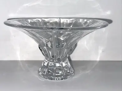 Shannon Crystal Designs Of Ireland By Godinger 24% Lead Crystal 8” Pedestal Bowl • $24.95
