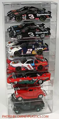 NASCAR Diecast Display Case 7 Car Vertical 1:24 Scale • $89