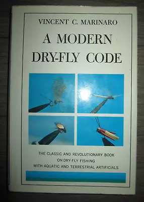 Vtg HC Book A Modern Dry-Fly Code By Vincent Marinaro 1972 • $44.99