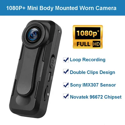 $28.56 • Buy BOBLOV 1080P Full HD Wabcam Body Camera Optical Lens With Video Audio Recording