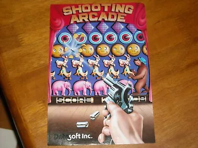 Vintage Datasoft Data Soft Inc. Shooting Arcade 1982 No Software. • $7.99