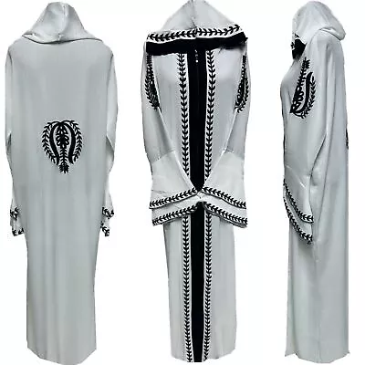 Latest Design Women Hooded Abaya Farasha Jalabiya Long Dress • £38