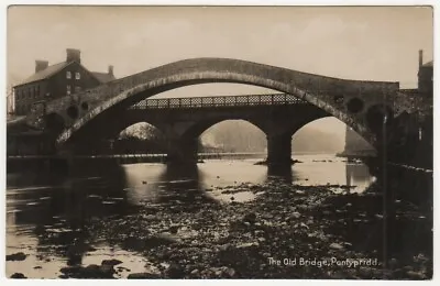 £4.99 • Buy Pontypridd Mid Glamorgan Wales Real Photo Postcard View Of The Old Bridge C.1918