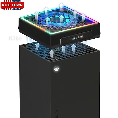 USB Cooling Fan Vertical Stand Cooler Accessories For Xbox Series X Game Console • $28.99