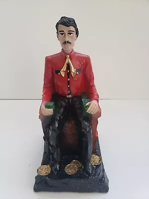 Jesus Malverde Red Figurine Handmade / Estatua Figure 8 X4  Money - Luck - Love • $55