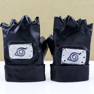 Naruto Kakashi Leaf Village Ninja Gloves Cosplay Prop Costume Collectibles Gift • £6.98